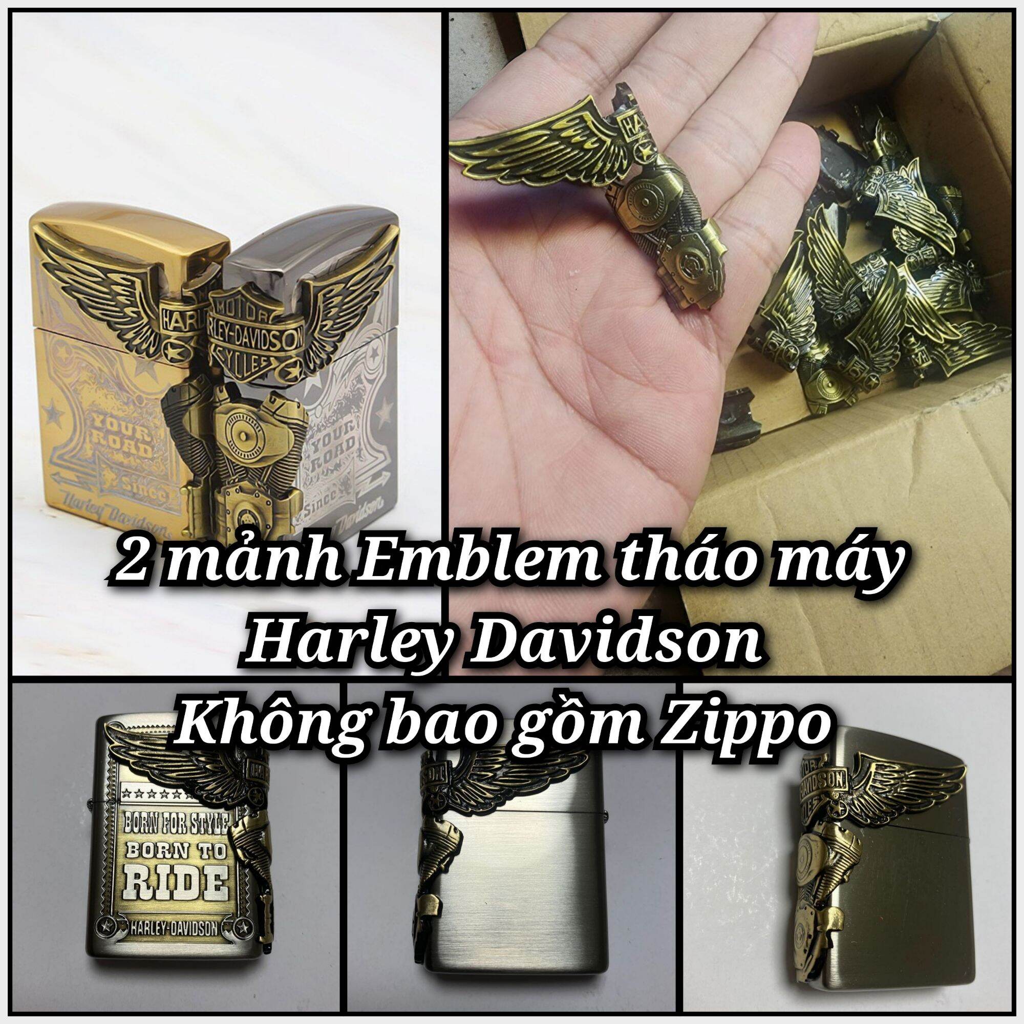 [Phụ kiện Zippo] Mảnh Emblem chủ đề Harley Davidson