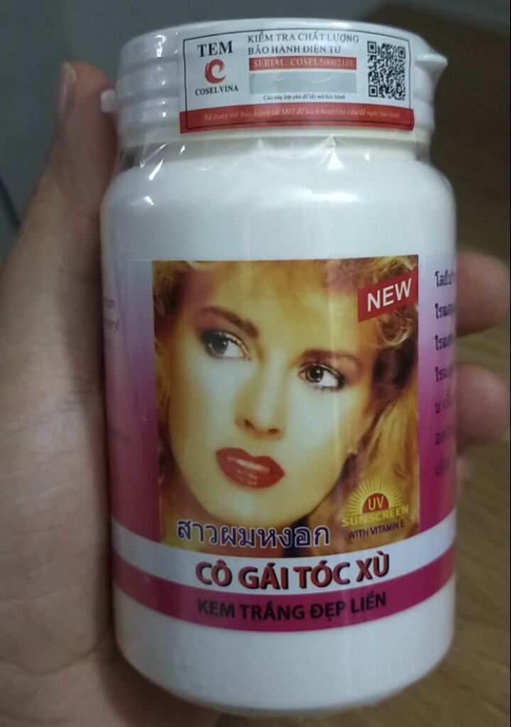 Kem cô gái tóc xù 250g