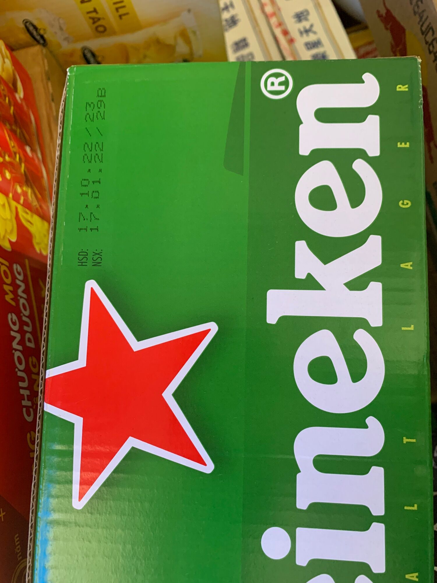 Thùng bia Heniken  24 lon x 330ml
