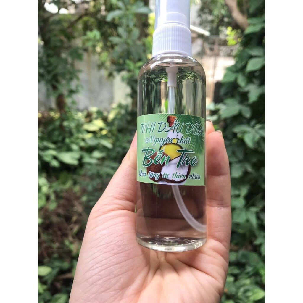 Chai xịt dầu dừa nguyên chất 100ml care hair & skin
