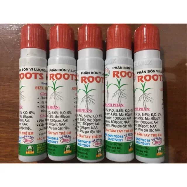 Phân bón lá siêu ra rễ cực mạnh Bimix roots new - 1 vĩ