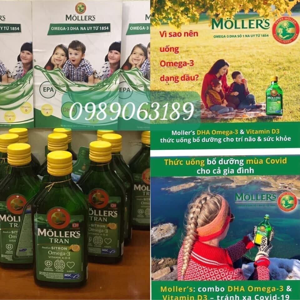 Dầu gan cá tuyết Moler's Na Uy
