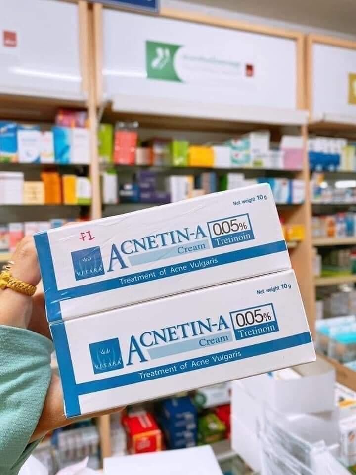 Kem bôi mụn acnetin a 0,05# thái lan