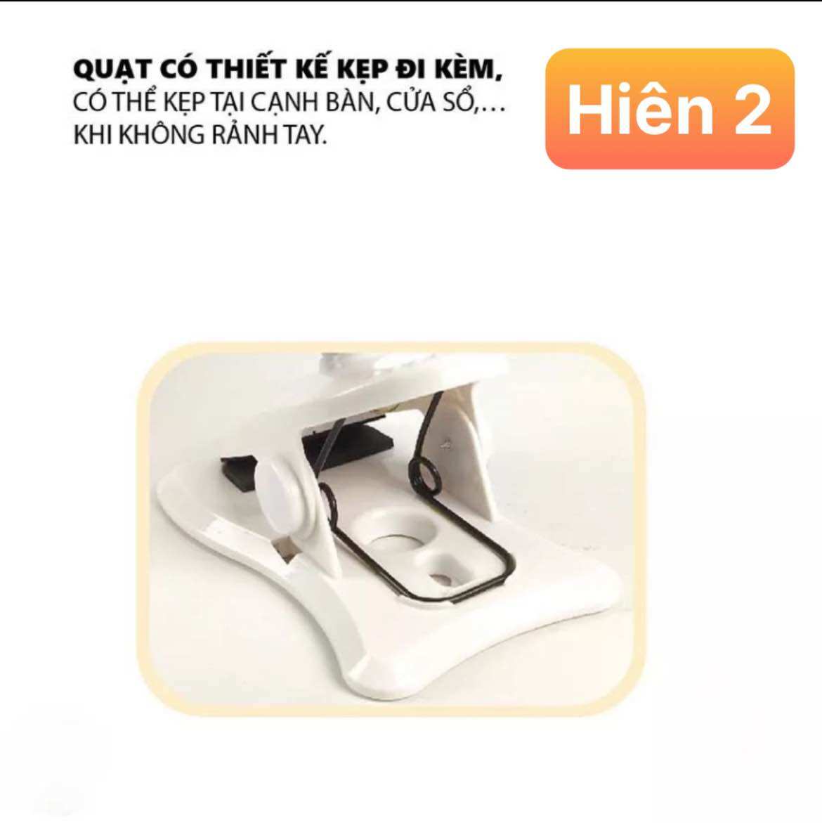 Quạt kẹp tích điện MICKEY TD-806