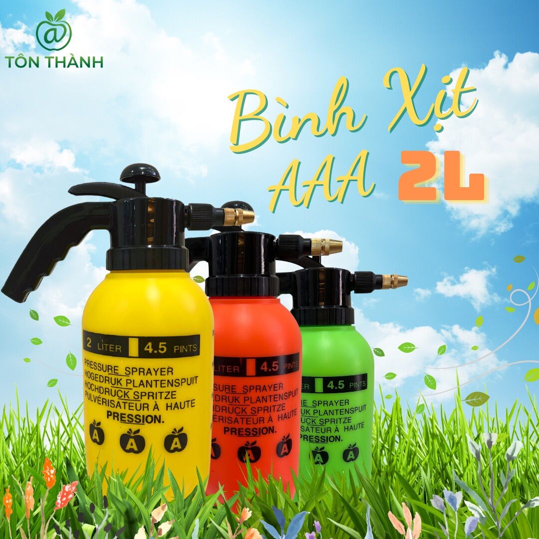 Bình xịt sâu 2 lít aaa tưới cây phun sương cầm tay