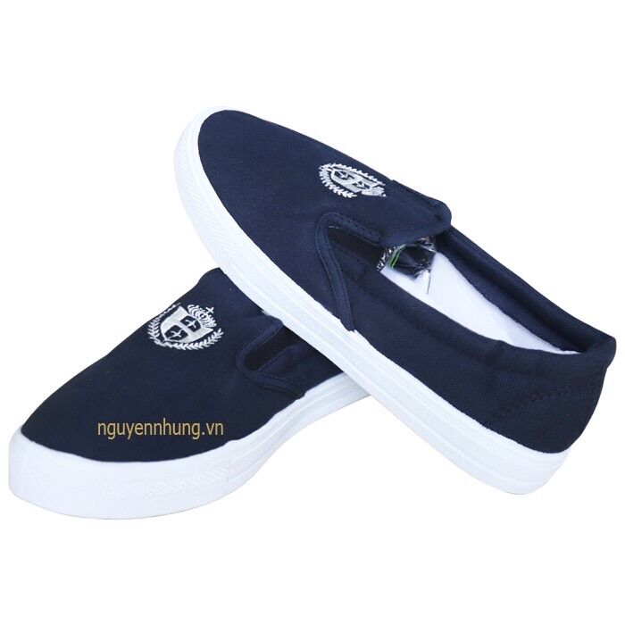 [HCM]Giày bata asia nam nữ xỏ bông lúa xanh đen