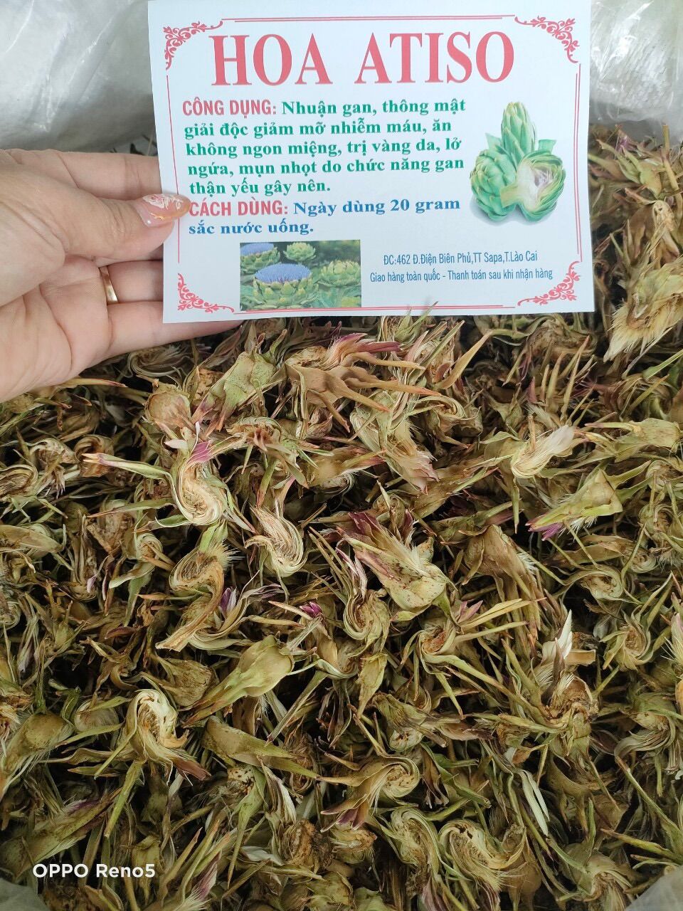 Hoa Actiso khô 1kg
