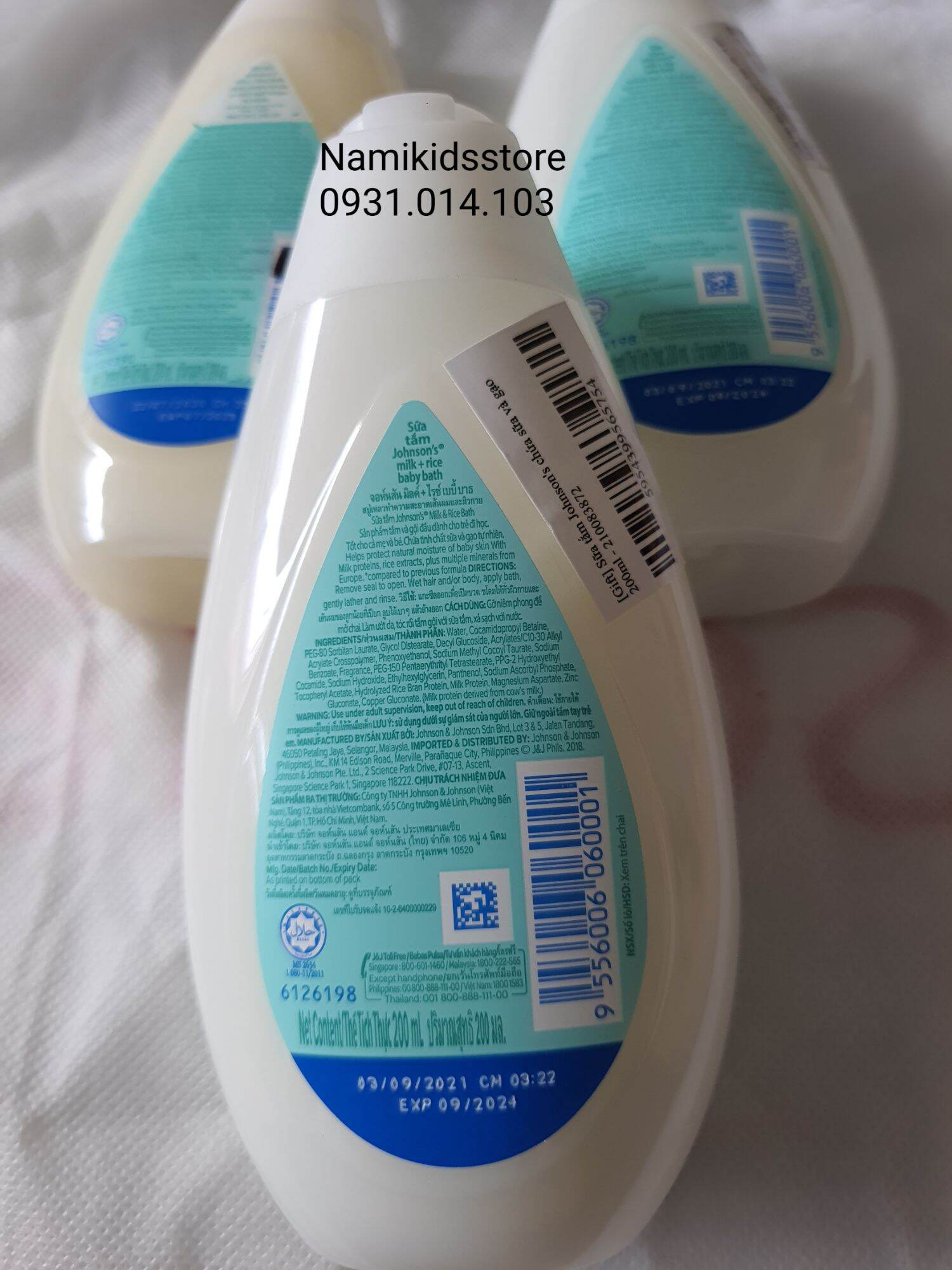 Sữa tắm Johnson's Baby 200ml