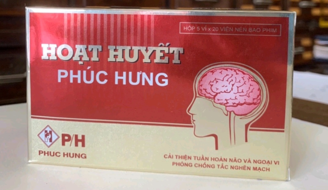 Hoạt huyết phúc hưng hộp 100 viên