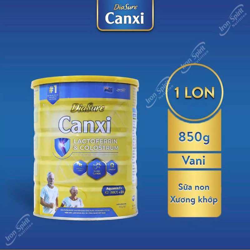 Sữa Non Xương Khớp Diasure Canxi Lon 850g Xương Chắc Khoẻ Hết Đau