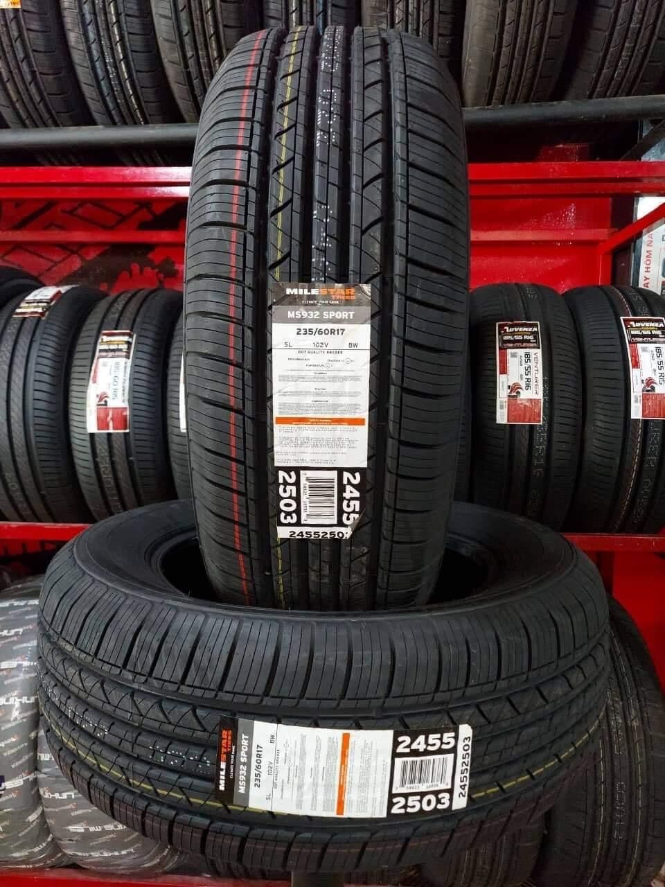 Lốp 235/60r17 milestar _ lốp lắp xe chevrolet captiva, toyota granvia, toyota sienna