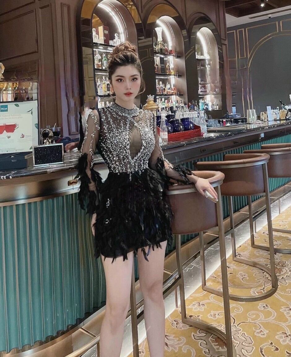 ĐẦM BODY LÔNG KẾT TAY DÀI