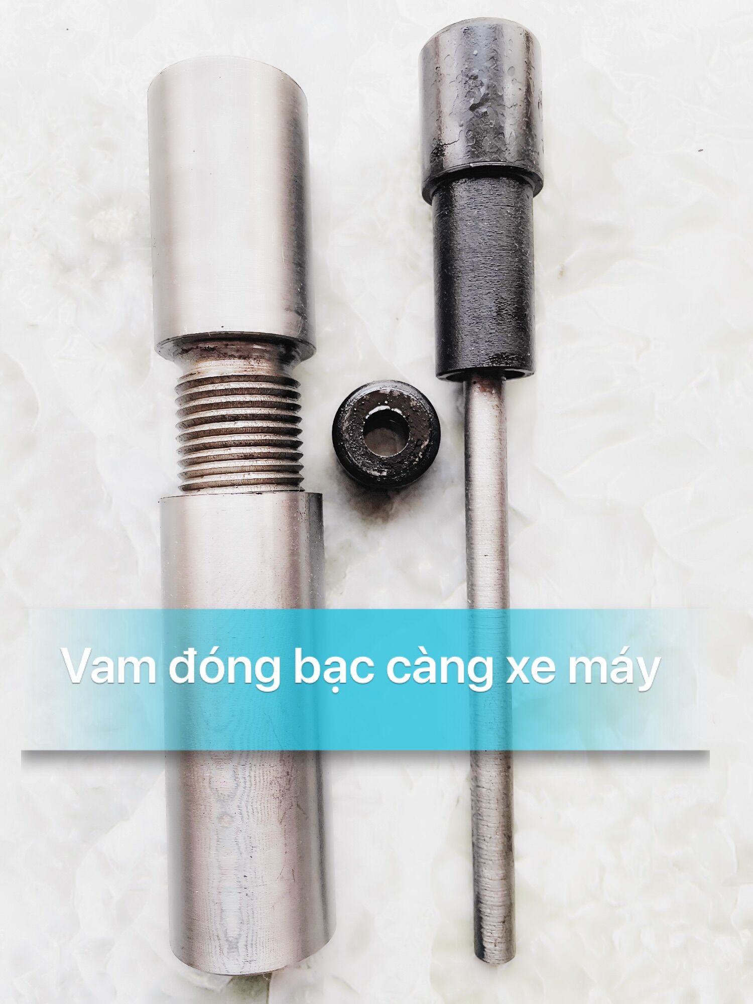 Vam tháo bạc càng , cảo bạc gấp xem máy
