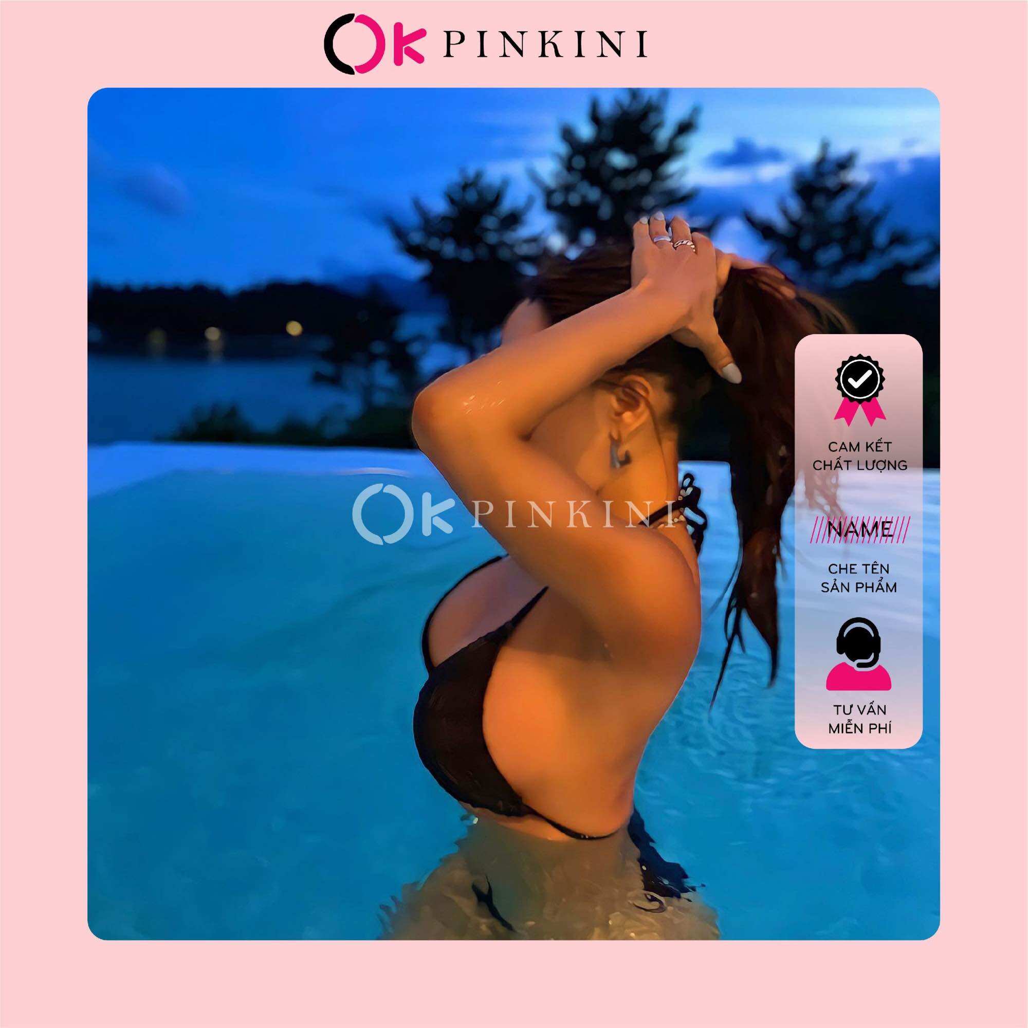 Bikini Đồ Bơi 2 Mảnh Tam Giác 20 Màu(Ảnh Thật)