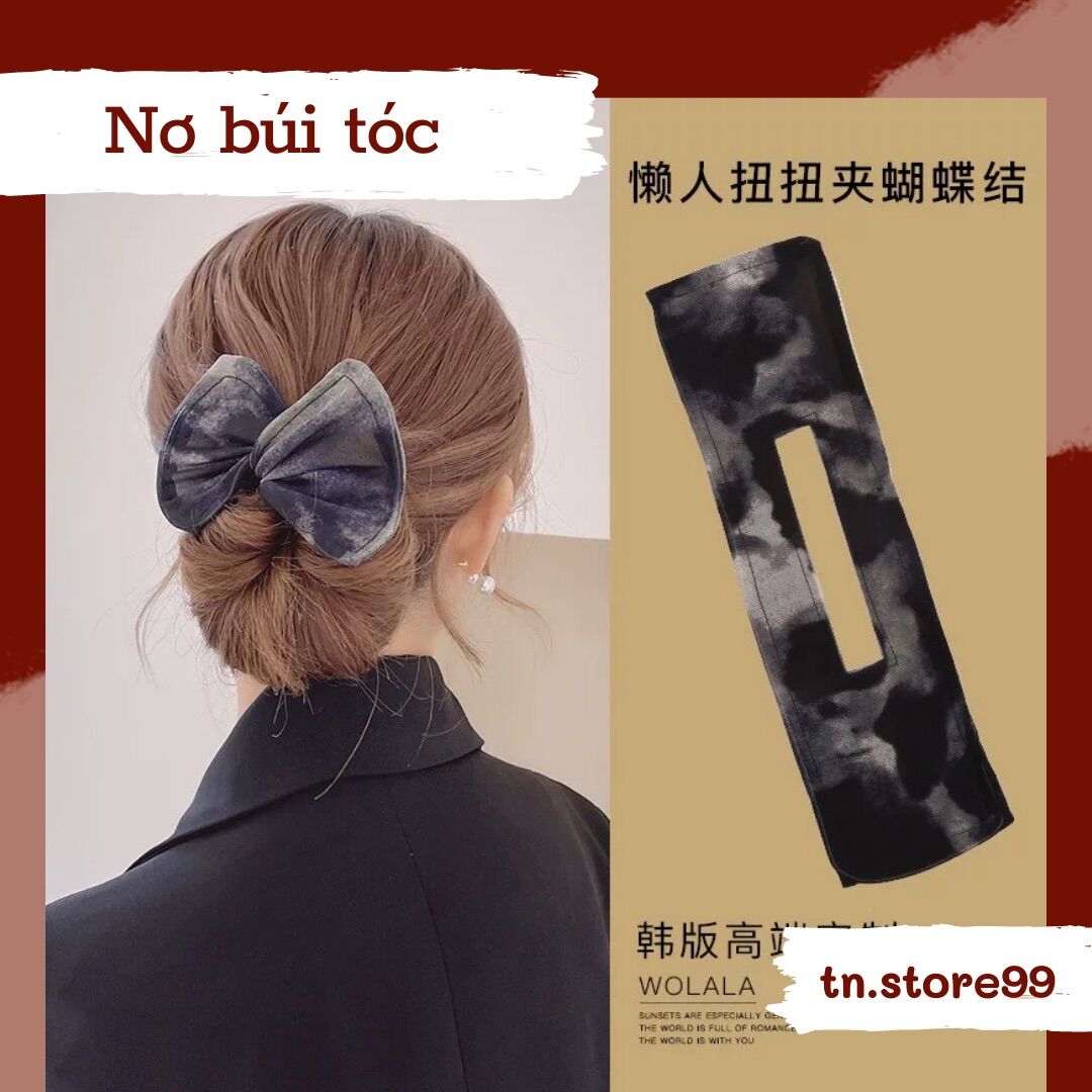 NƠ VẢI BÚI TÓC QUẤN KẼM