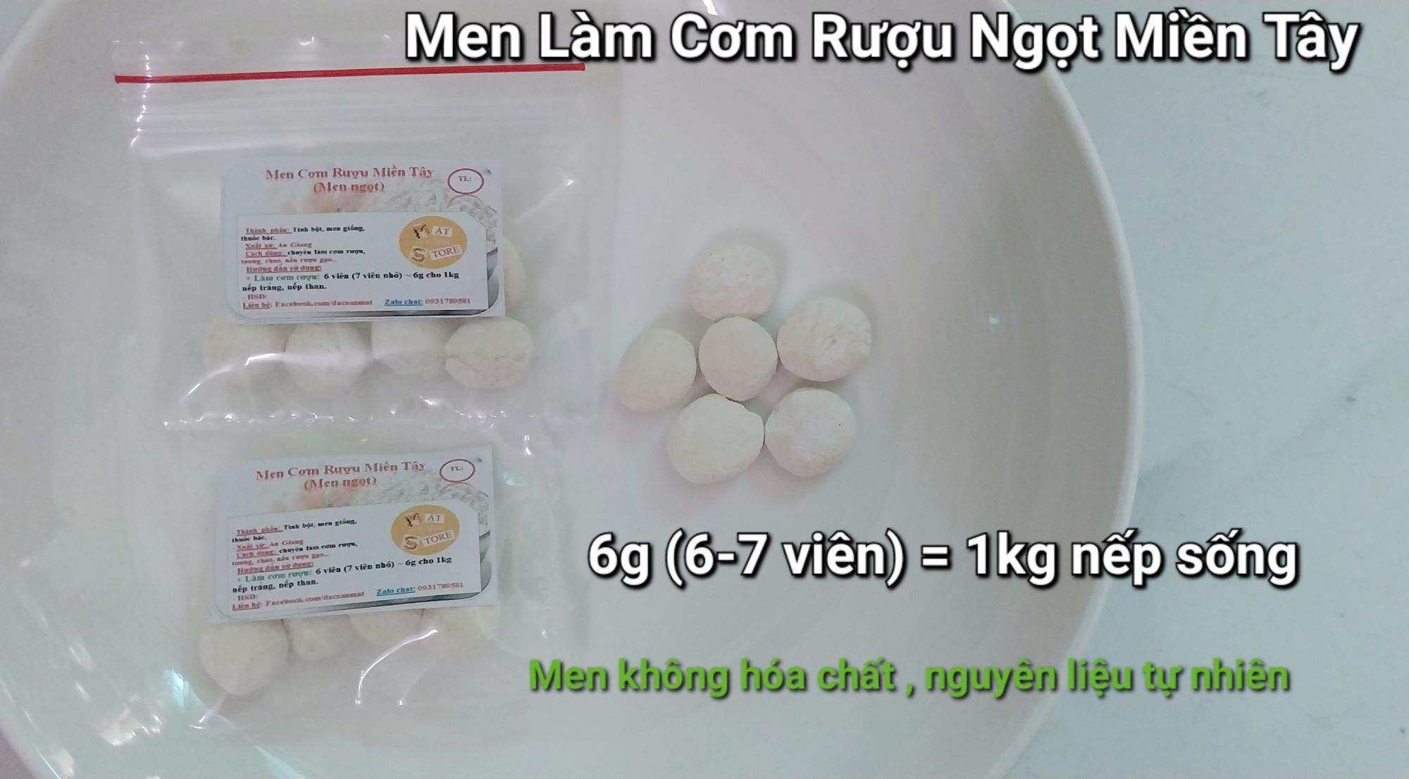 6g Men Cơm Rượu Miền Tây (Men ngọt) Mật Store
