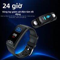 24/7 Health Monitoring Smart Wristband with AI ECG, Blood Pressure, SpO2, HRV, Heart Arrhythmia, Heart Attack, Premature Beat, Heart Stop, Snoring, and Breathing Pause Alerts for Seniors