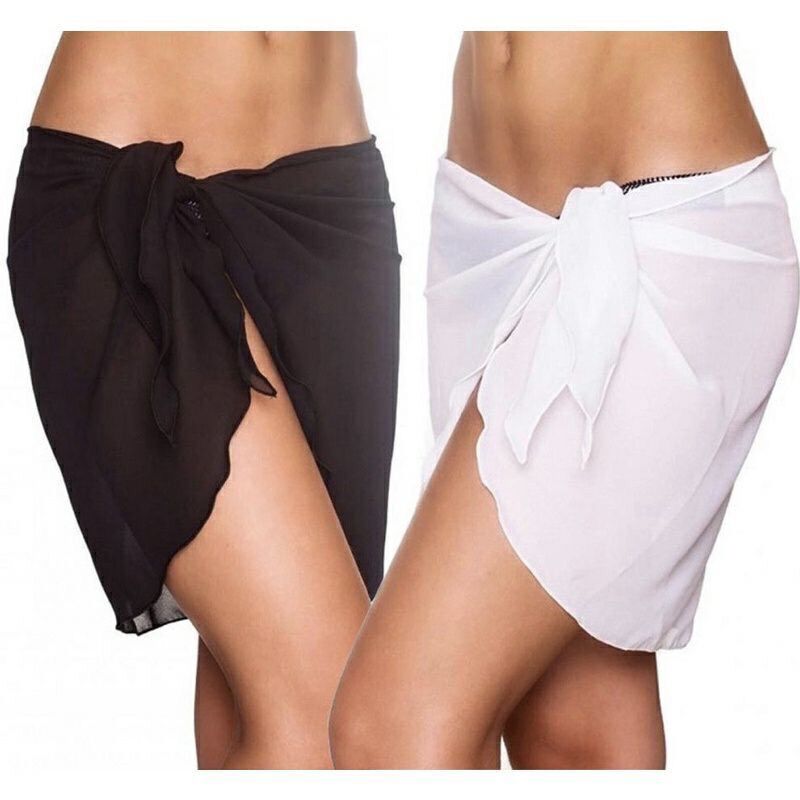 Khăn voan bikini khăn choàng quấn mông khăn quấn choàng bikini đa năng mặc được nhiều kiểu