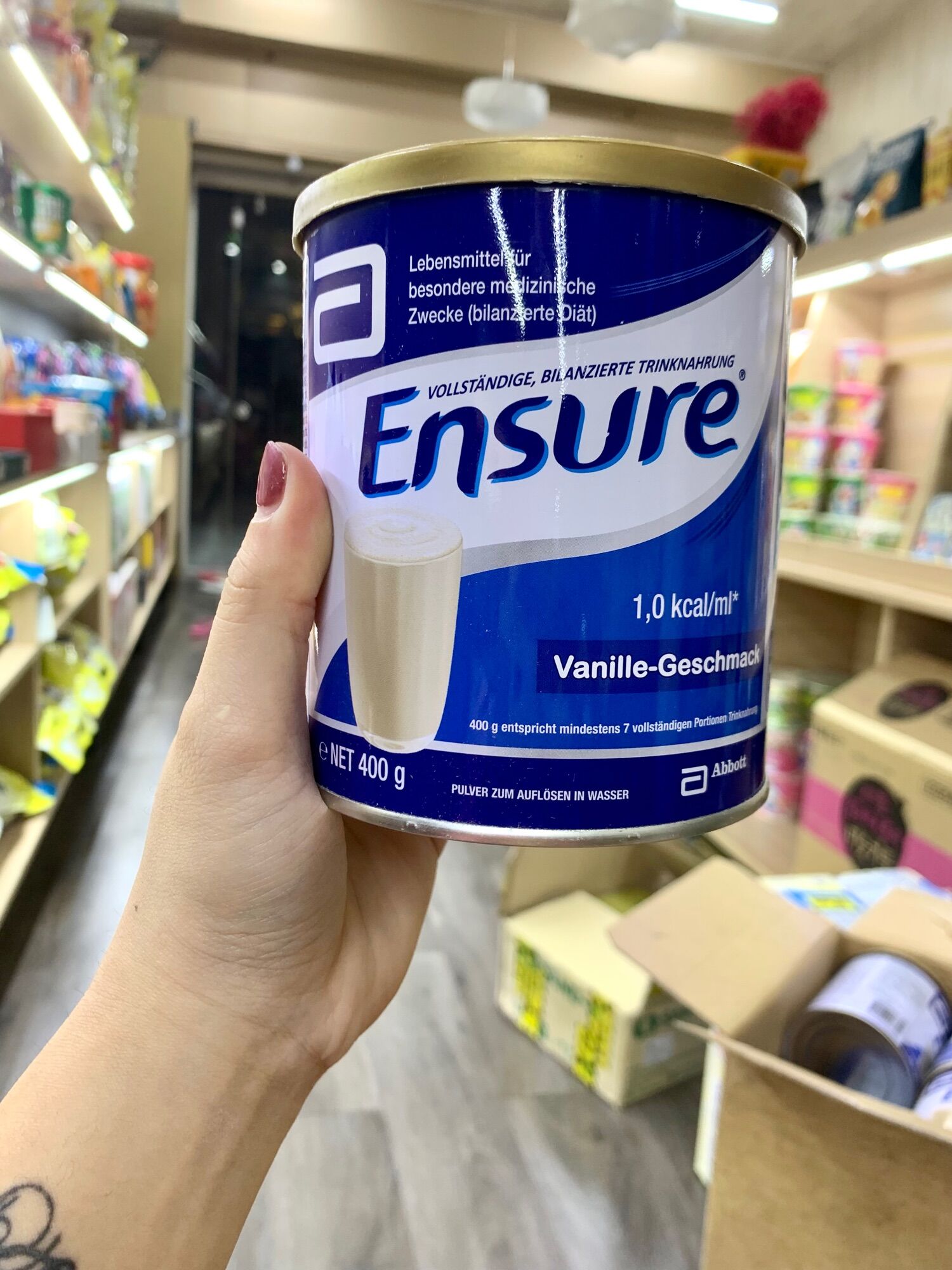 Sữa ensure đức hộp 400gr