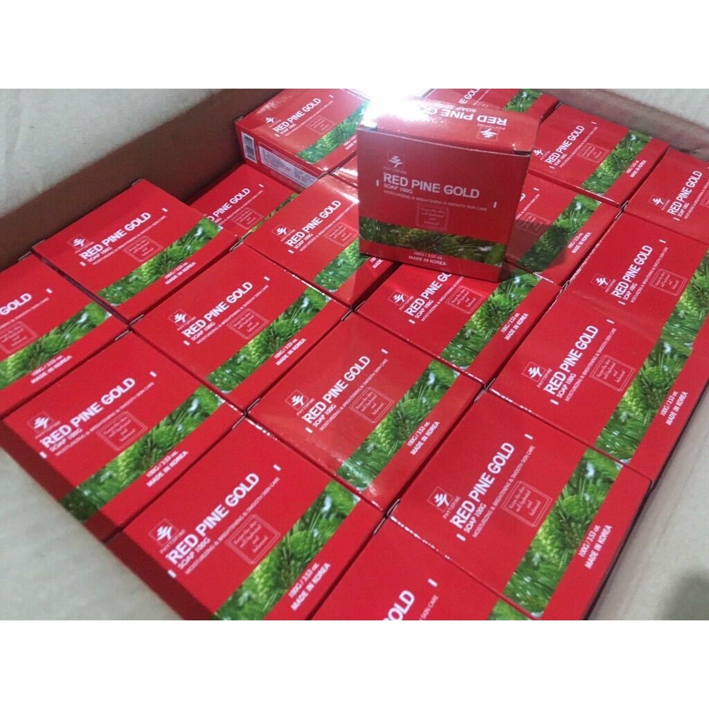XÀ BÔNG TINH DẦU THÔNG ĐỎ HÀN QUỐC
