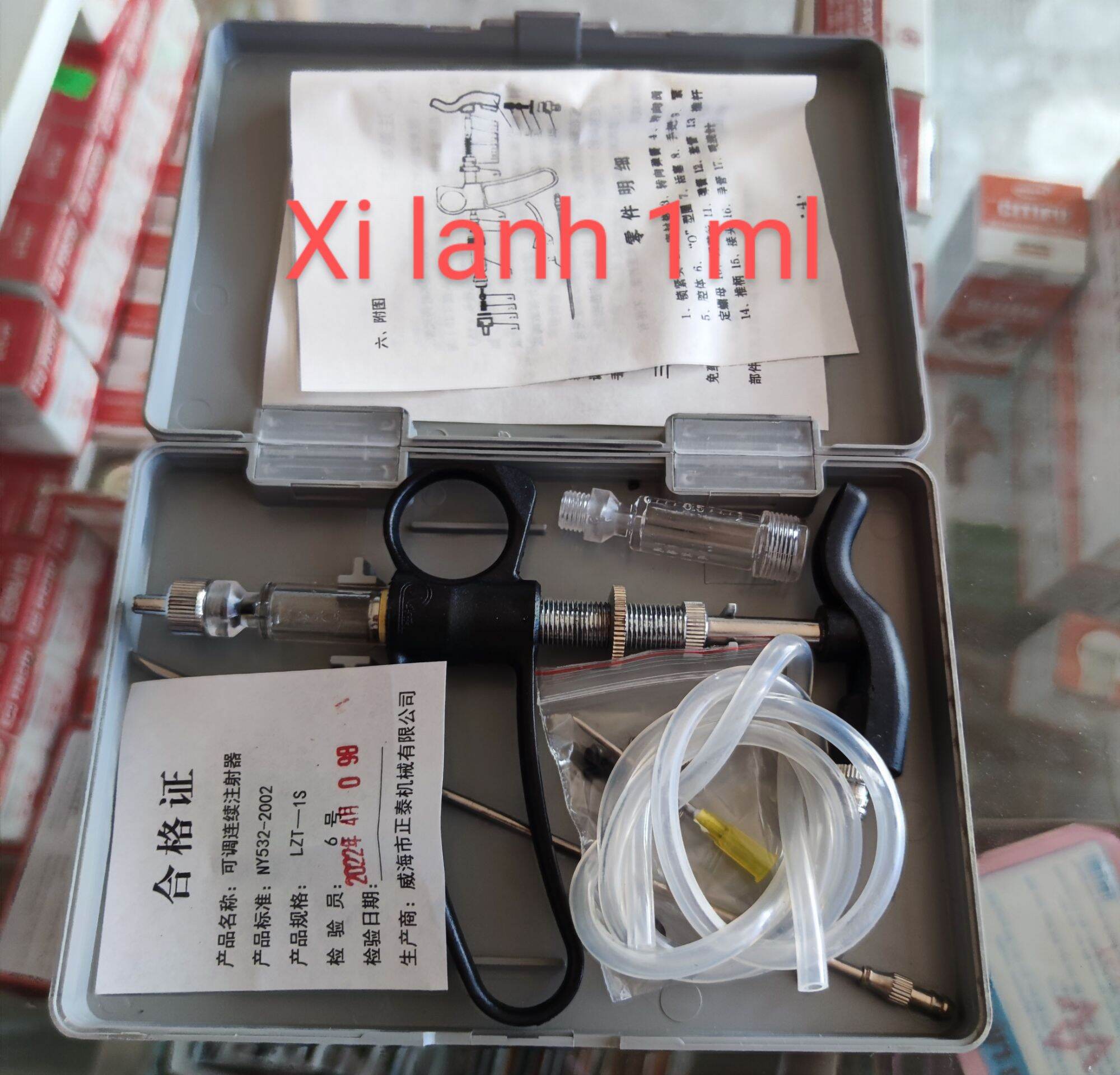 Xi lanh tự động tiêm gà, vịt 1ml