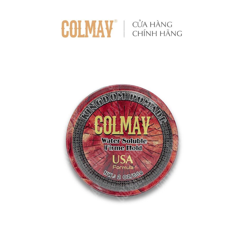 Sáp Vuốt Tóc Colmav Pomade Gốc Nước 56g-116g