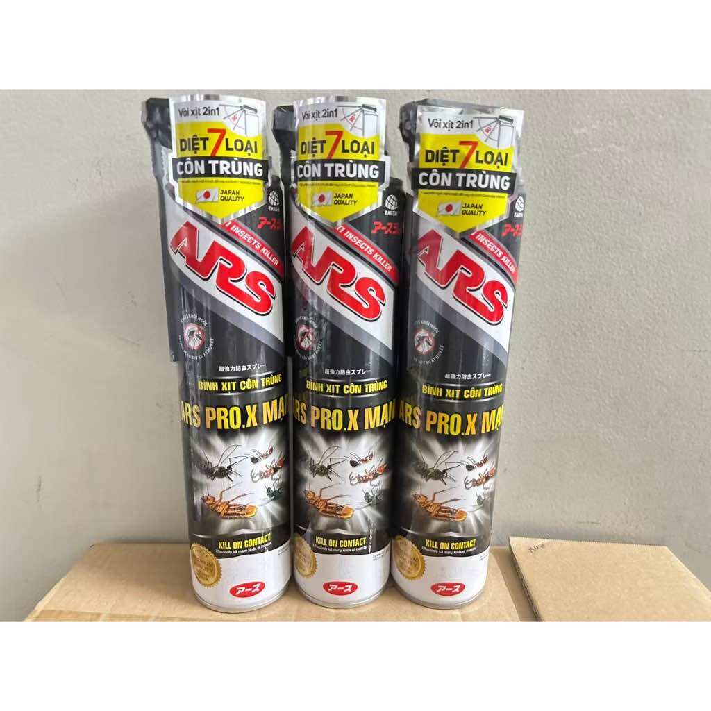 Xịt muỗi 7 loại côn trùng Ars ProX Mạnh 500ml ( Hàng chính hãng )