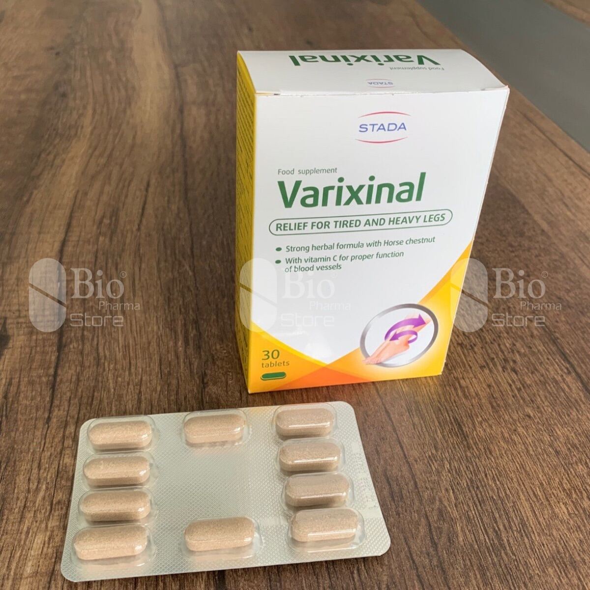 Vien Uống Giảm Suy Gian Tĩnh Mạch Chan Varixinal Hộp 30 Vien Stada đức Chăm Soc Cho Người Cao Tuổi Vitamindep Com