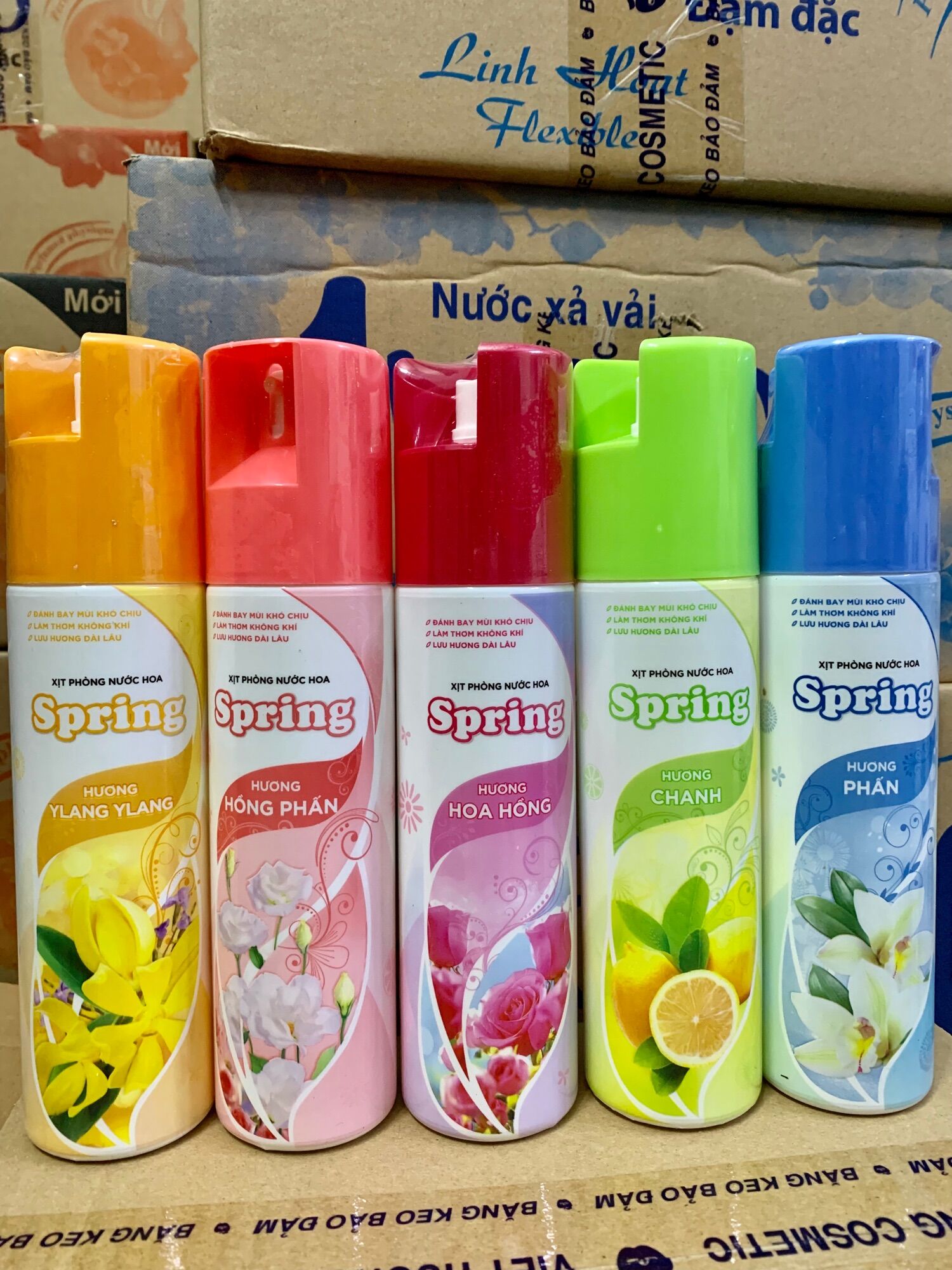 Set 2 nước hoa xịt phòng Spring hương tự chọn
