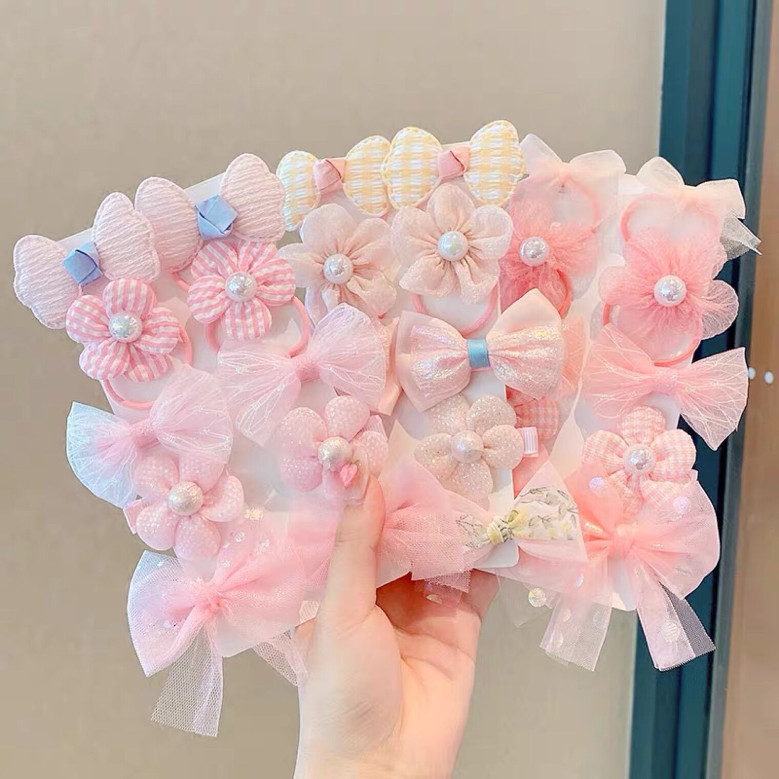 Set cột tóc kẹp tóc cho bé đủ mẫu dễ thương phong cách hàn quốc