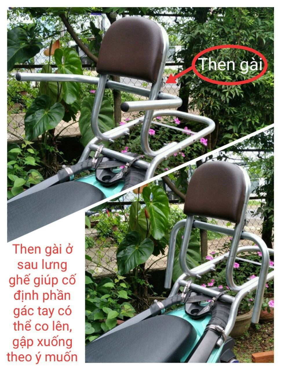 BAGA PHƯỢT  lắp cho xe SH mode