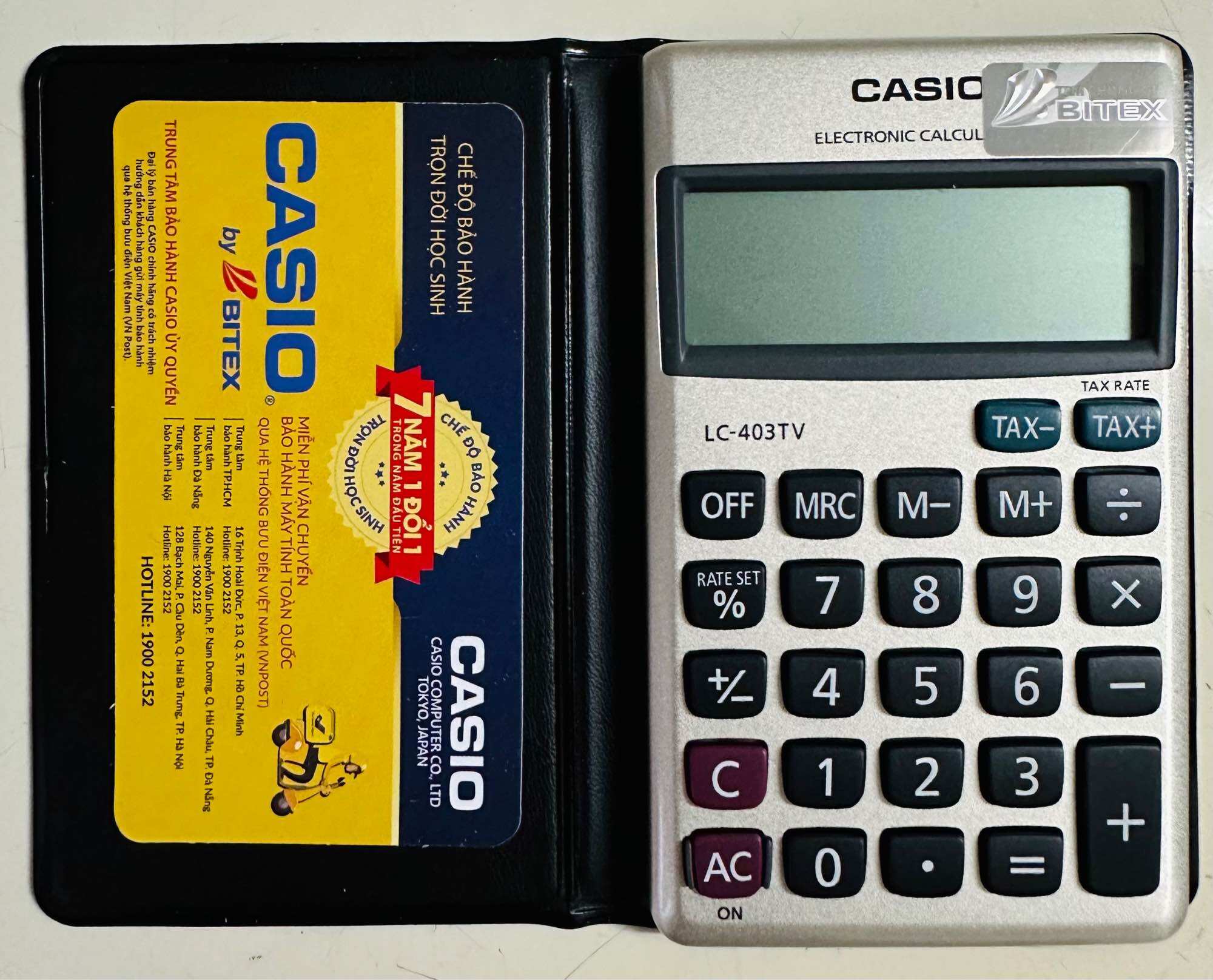 Máy Tính Casio LC-403TV (Chính hãng bảo hành 7 năm)