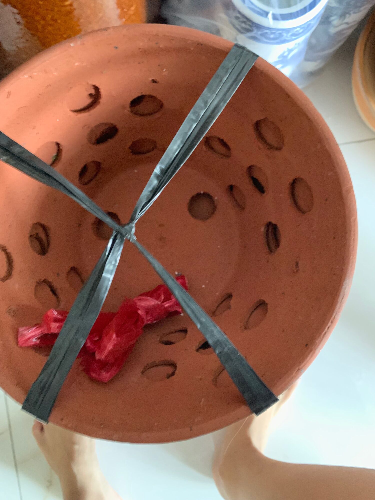 Chậu đất nung Size 22cm, trồng hoa Lan, cây phong Lan, phong lan (combo 10c)