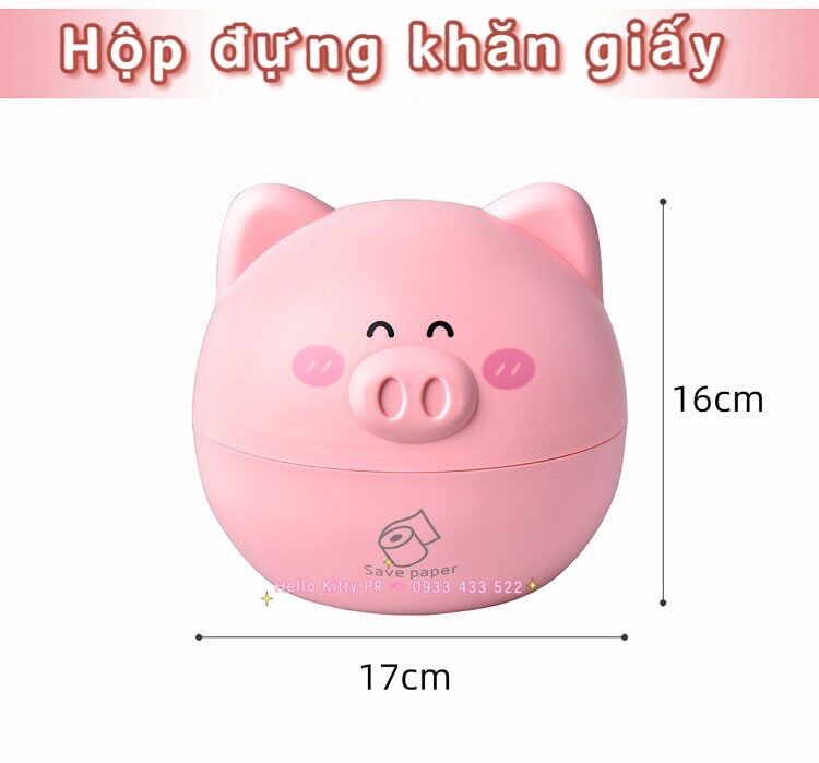 Hộp đựng khăn giấy hình thú dễ thương
