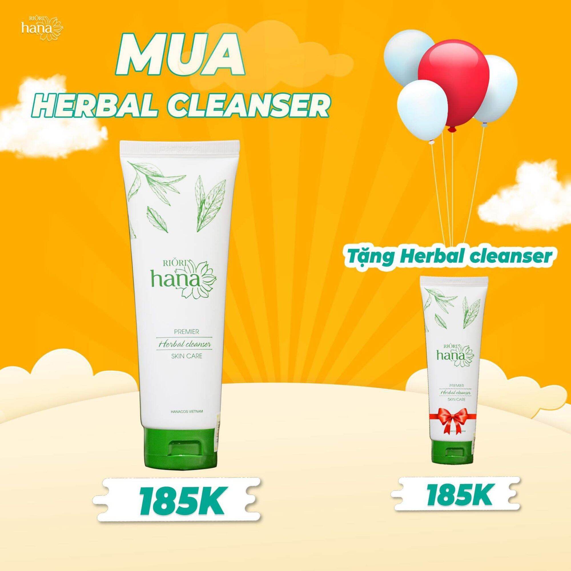 Sữa rửa mặt thảo dược - Sữa rửa mặt riori