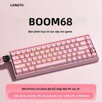 LANGTU | Bàn Phím Cơ BOOM68 3 Chế Độ Switch Từ Rapid Trigger 8K Polling Rate 