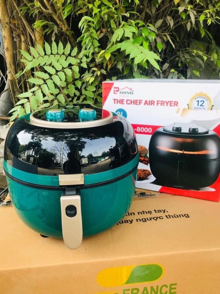 Nồi chiên không dầu 8l pl home pl - 8000 - bảo hành 12 tháng chính hãng