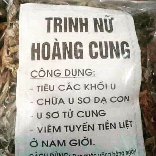 500 gr lá trinh nữ hoàng cung chống u sơ tử cung u nang buồng trứng.