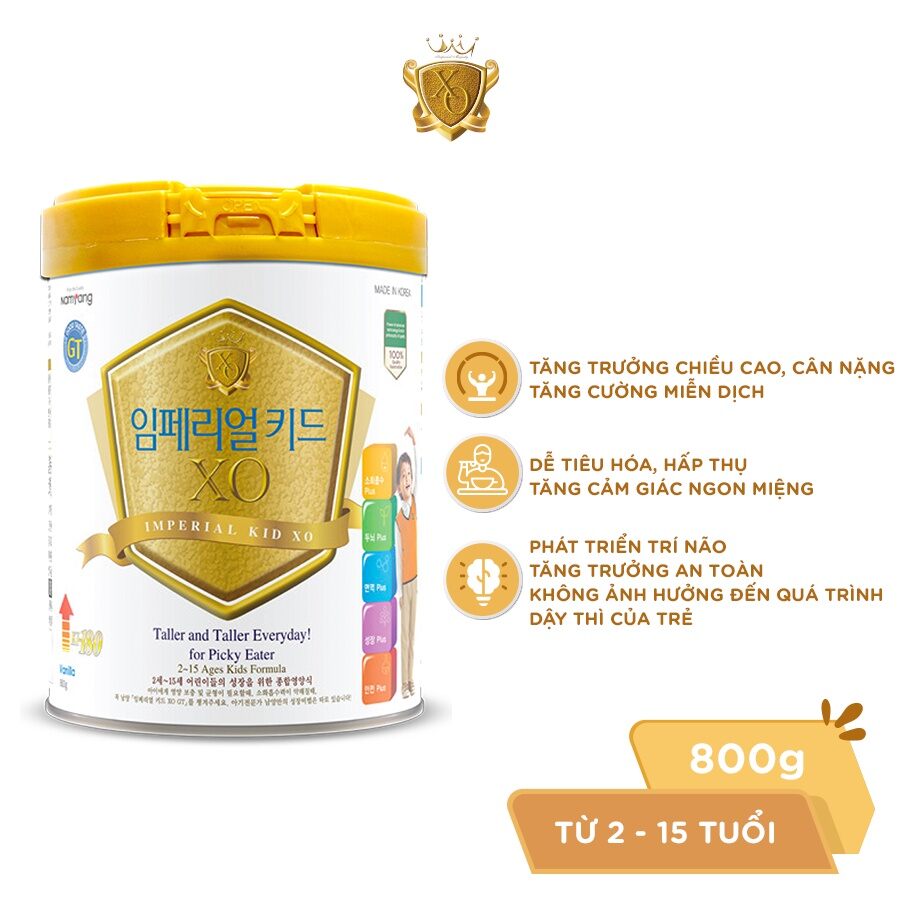 Sữa xo kid 800g tăng chiều cao