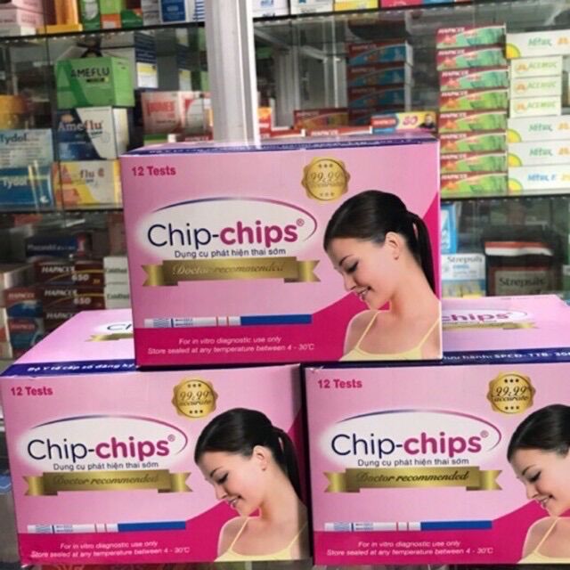 Que thử thai Chip Chip