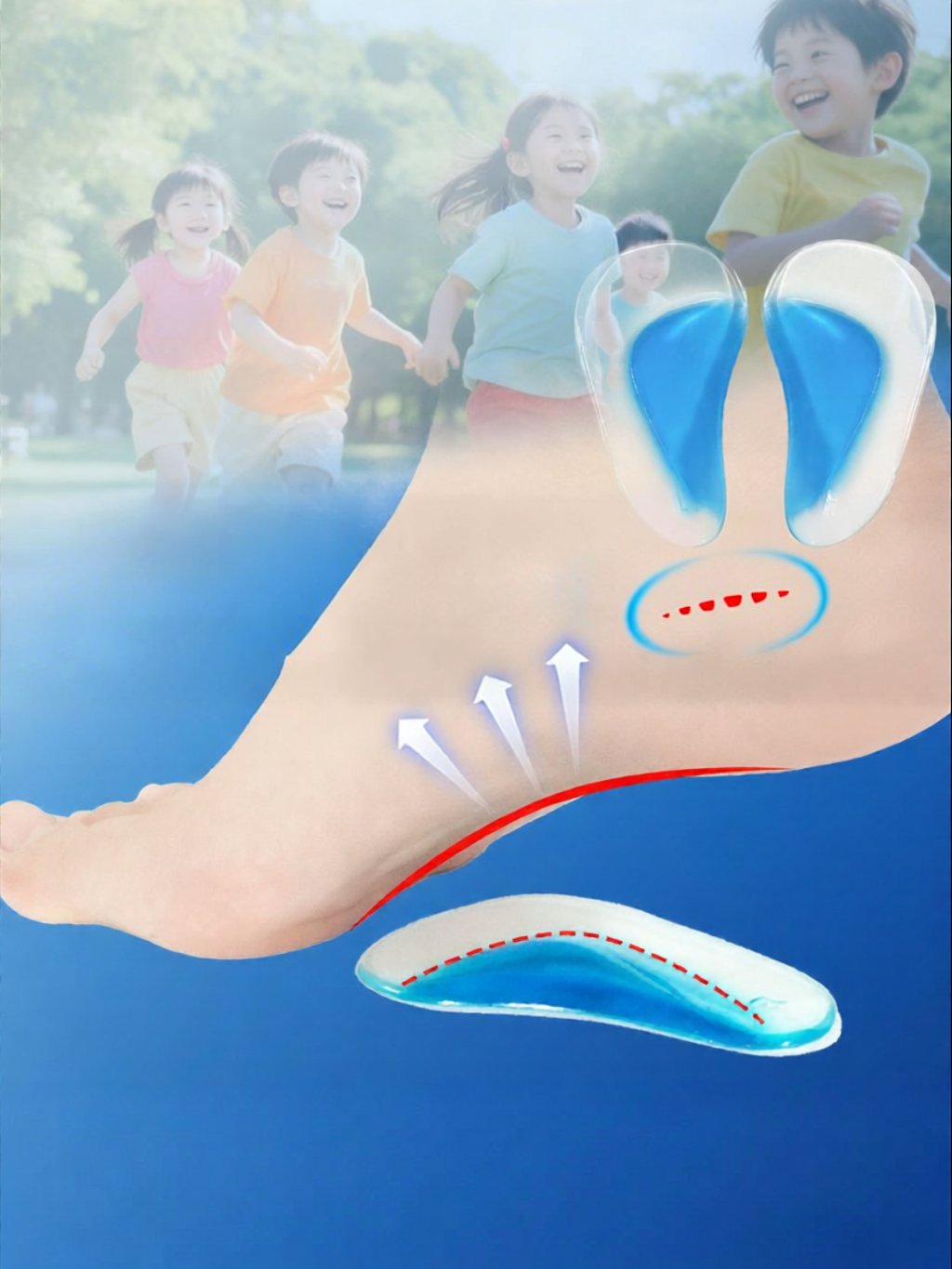 jzule | Đệm Lót Chỉnh Hình Bàn Chân Bẹt Cho Trẻ Em