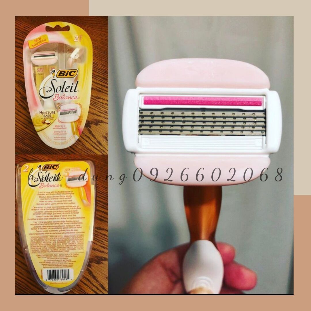(BÁN LẺ) Dao cạo đầu bơ Soleil của Mỹ