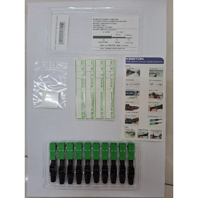 10 Đầu Fast Connect SC/APC KINGTON/DYS/JT Viettel