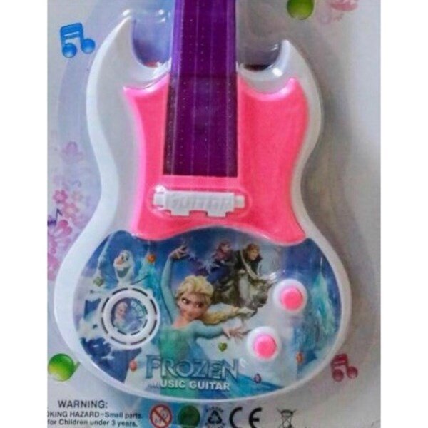[HCM]Đàn guitar hồng siêu xinh cho bé gái (cao 65cm dùng pin)