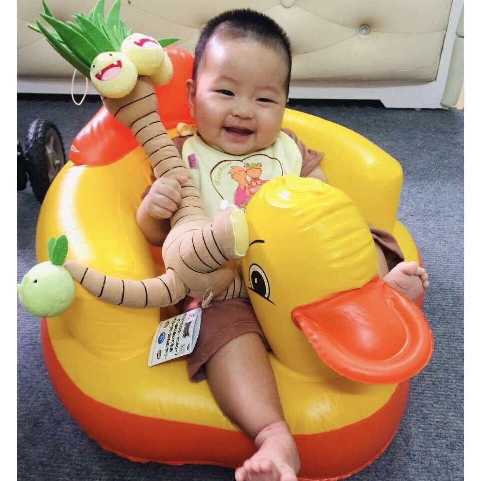 Ghế hơi vịt tập ngồi cho bé