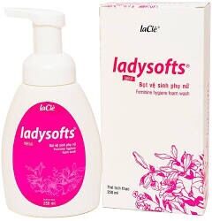 Bọt vệ sinh phụ nữ Ladysoft chai màu hồng 250ml