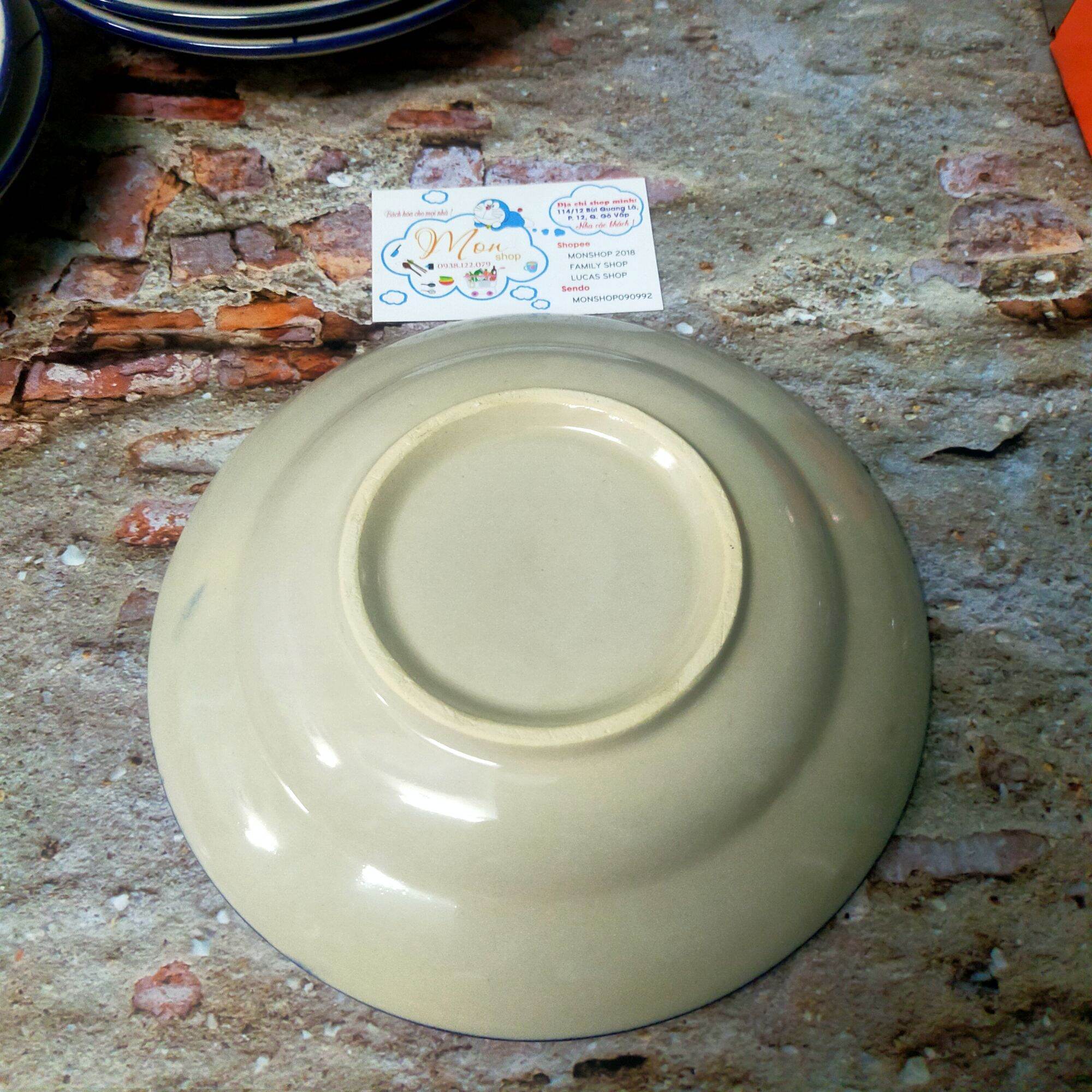COMBO 2c DĨA GỐM MẪU XƯA CAO CẤP (size 20) MS*042