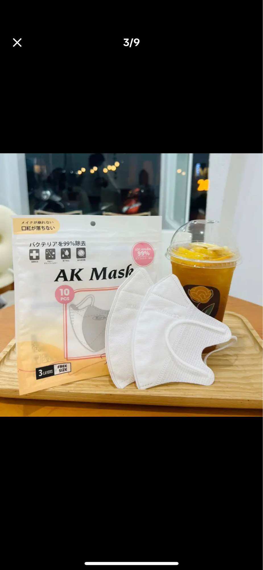 Khẩu Trang 5D AK Mask 10 Túi 100 cái