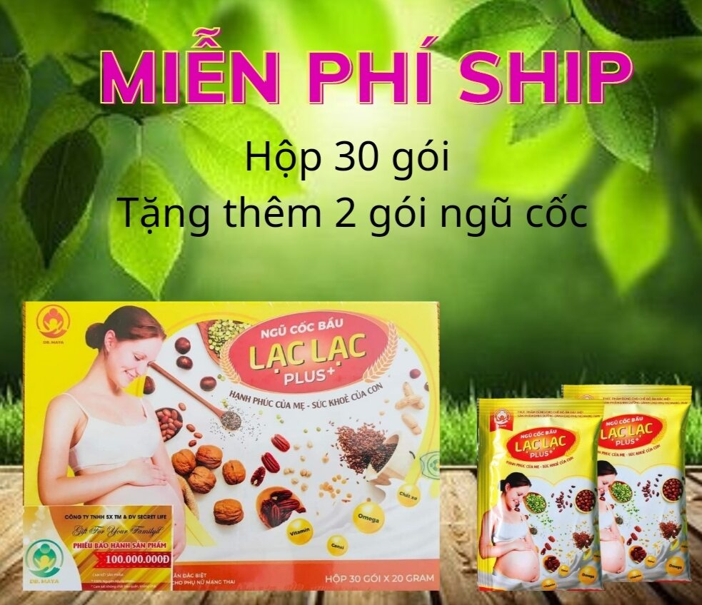 Ngũ cốc bâu lạc lạc plus + tặng 2 gói ngũ cốc