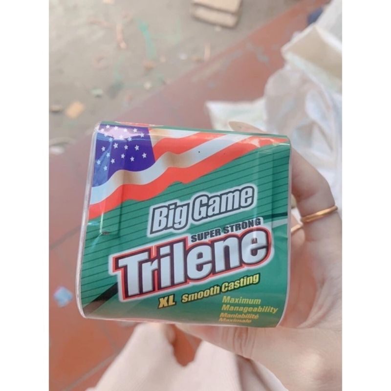 (Hot) CƯỚC Câu cá TRILENE 3D 300m Siêu khoẻ,bền chắc